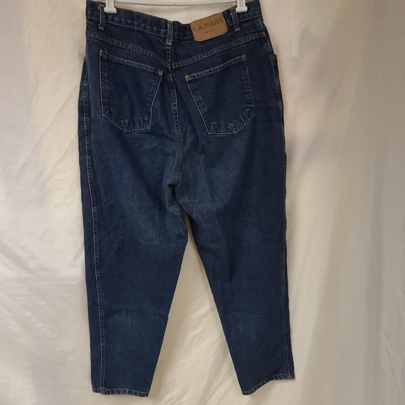 LA Blues Womens 18 Relaxed Fit Tapered High Waist MOM Denim Jeans 34x30 - Picture 4 of 8